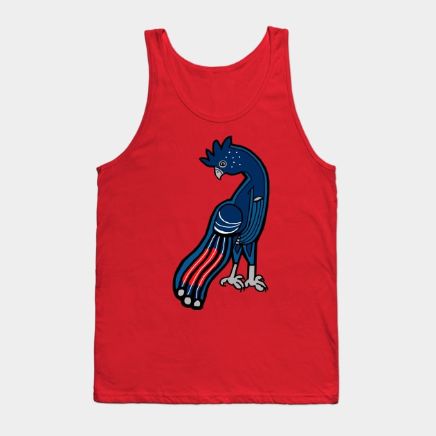 Standing Black Cockatoo Tank Top by Donnahuntriss